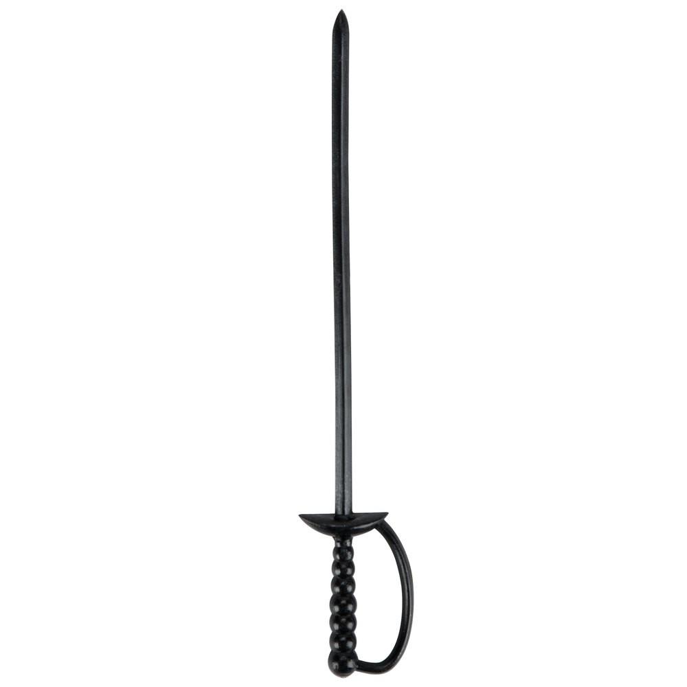 Black Plastic Sword Picks