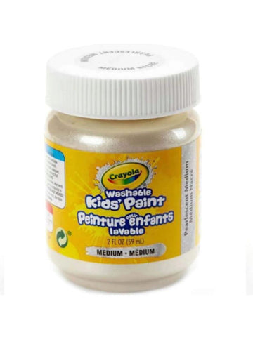 Crayola 2oz washable kids paint in pearlescent medium (Available in a pack of 12)