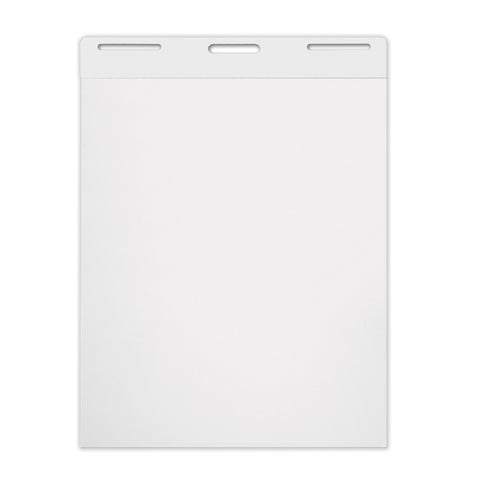 Heavy Duty Anchor Chart Paper, Non-Adhesive, White, Unruled 27" x 34", 25 Sheets