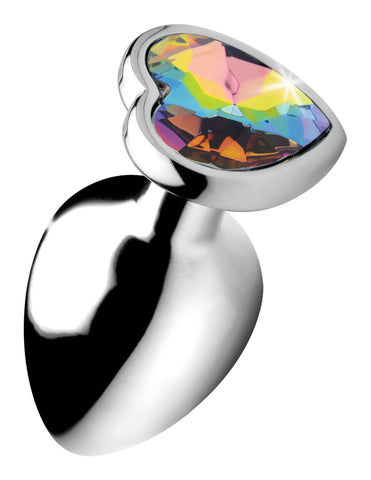 Bootysparks Rainbow Prism Heart Anal Plug