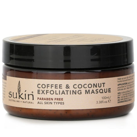 Natural Coffee &amp; Coconut Exfoliating Masque - 100ml/3.38oz