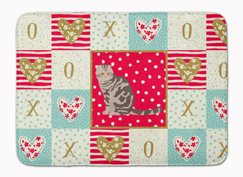Seated Cat XOXO Art Mat