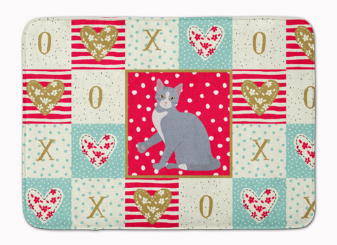 Seated Cat XOXO Art Mat