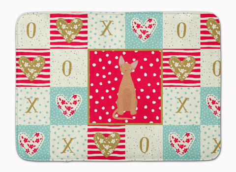 Seated Cat XOXO Art Mat