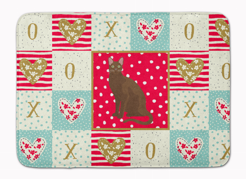Seated Cat XOXO Art Mat