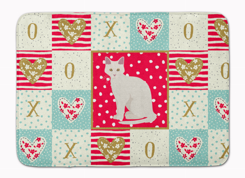 Seated Cat XOXO Art Mat