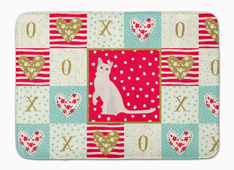 Seated Cat XOXO Art Mat