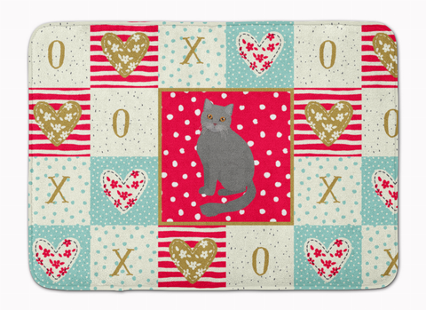 Seated Cat XOXO Art Mat