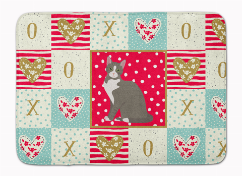 Seated Cat XOXO Art Mat