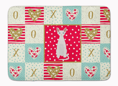 Seated Cat XOXO Art Mat