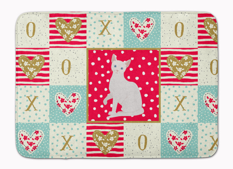 Seated Cat XOXO Art Mat