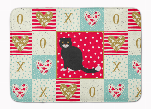Seated Cat XOXO Art Mat