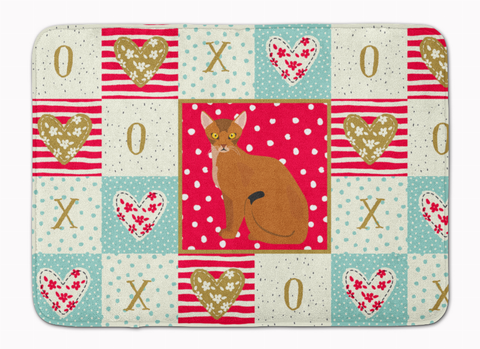 Seated Cat XOXO Art Mat