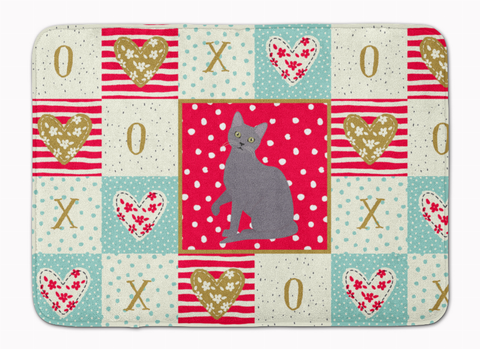 Seated Cat XOXO Art Mat