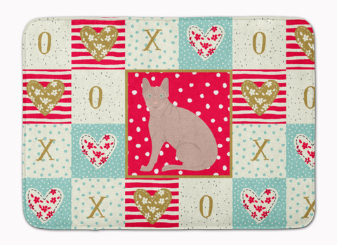 Seated Cat XOXO Art Mat