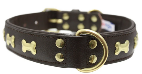 Rotterdam Spiked Dog Collar by Angel 22" X 1" , Hot Pink