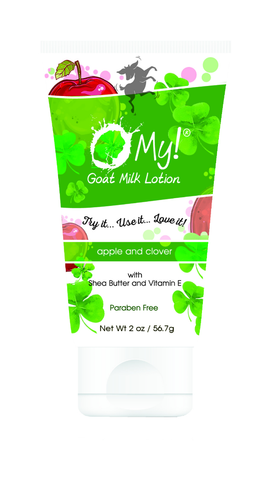 O My! Goat Milk Lotion - Made with Farm-Fresh Goat Milk - Free of Parabens & More - Shea Butter and Vitamin E - Leaping Bunny Certified - Handcrafted in USA