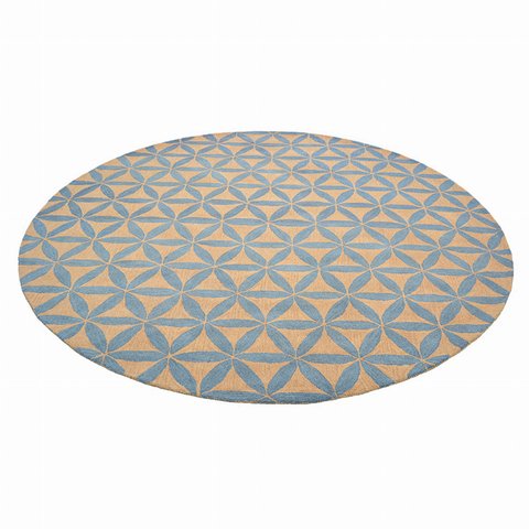Rugsotic Carpets Hand Tufted Wool Round Area Rug Contemporary