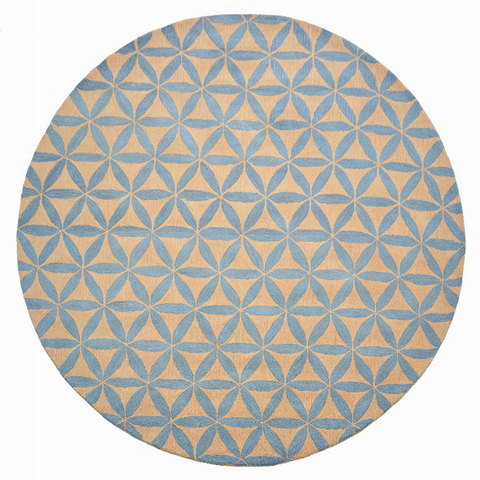 Rugsotic Carpets Hand Tufted Wool Round Area Rug Contemporary