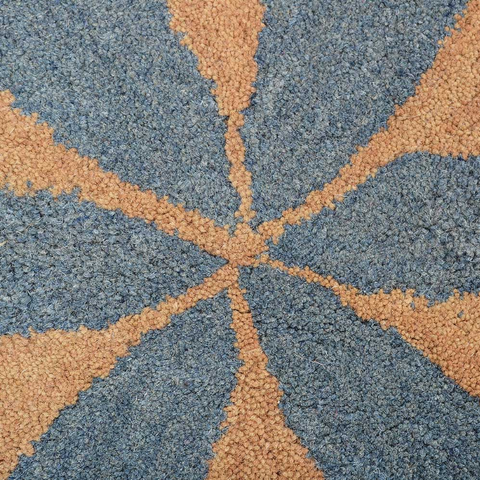 Rugsotic Carpets Hand Tufted Wool Round Area Rug Contemporary