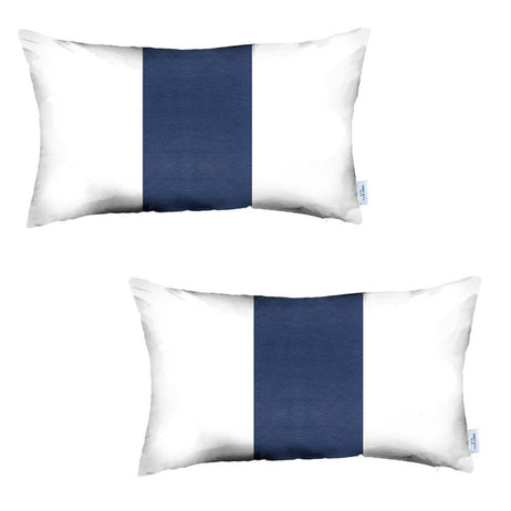 Vegan Faux Leather Detailed Throw Pillow Covers