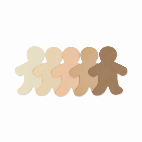 People Paper Cut Outs - Culturally Diverse Family