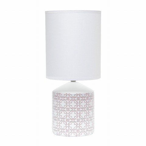 Simple Designs Fresh Prints Table Lamp