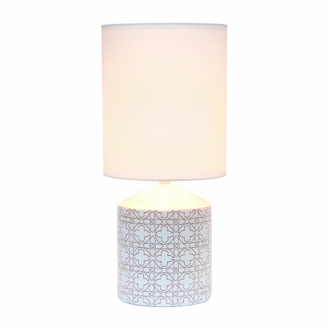 Simple Designs Fresh Prints Table Lamp