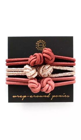 Wrap-Around Hair Pony Set of 3