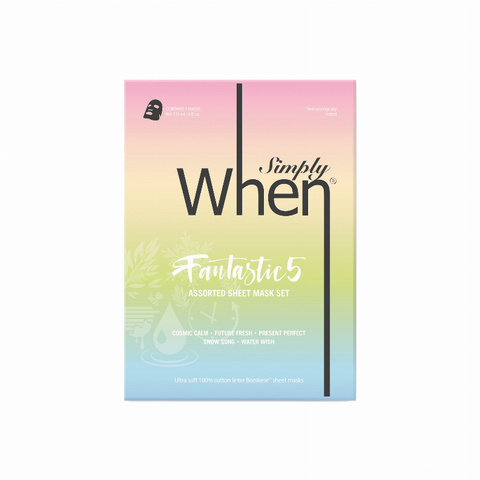 Fantastic Five Assorted Sheet Mask Set - Simply When