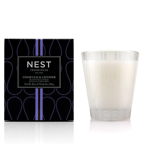 Scented Candle - Cedar Leaf &amp; Lavender.