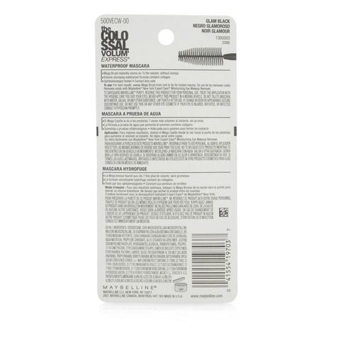 Maybelline Volum' Express The Colossal Waterproof Mascara - #classic Black  --8ml/0.27oz By Maybelline