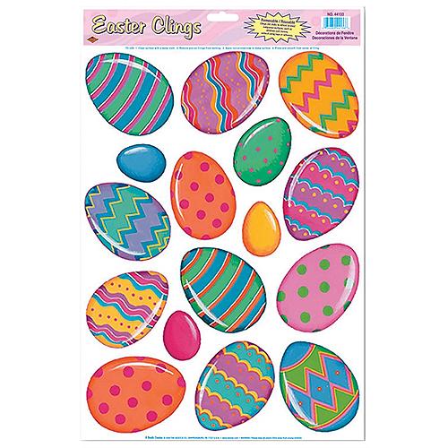 Bright Egg Window Clings