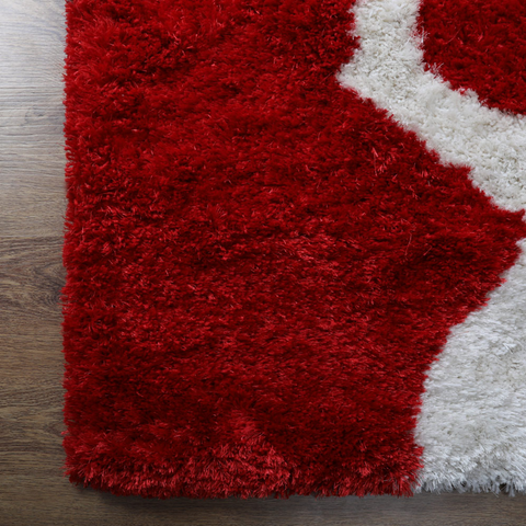 Rugsotic Carpets Hand Tufted Shag Polyester Square Area Rug Contemporary