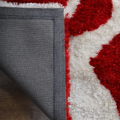 Rugsotic Carpets Hand Tufted Shag Polyester Square Area Rug Contemporary