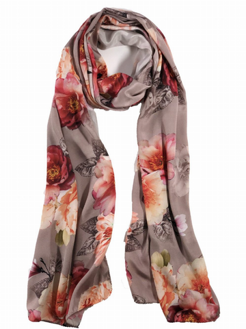 Digitally Printed Floral Scarf