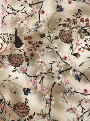 Digitally Printed Floral Scarf