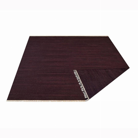 Rugsotic Carpets Hand Woven Flat Weave Kilim Wool Square Area Rug Solid