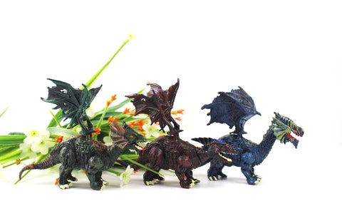 Dragon Figurine Puzzles In Hatching Jurrasic Eggs (12 Eggs Per Pack)