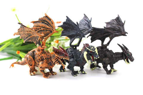 Dragon Figurine Puzzles In Hatching Jurrasic Eggs (12 Eggs Per Pack)