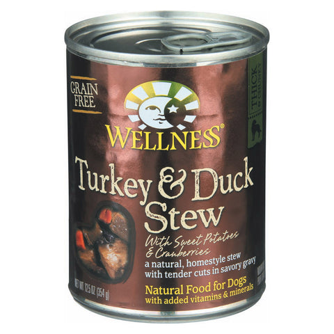 Wellness Turkey & Duck Stew with Sweet Potatoes & Cranberries (12x12.5 Oz)
