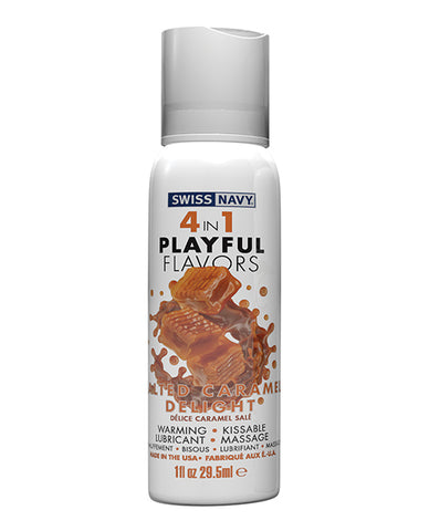 Swiss Navy 4 In 1 Salted Caramel 4 Oz
