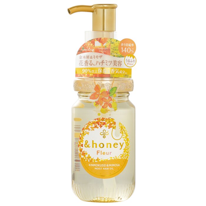 Fleur Kinmokusei &amp; Mimosa Moist Hair Oil - 100ml