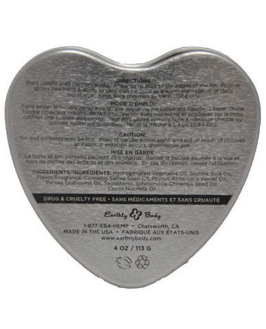 Edible Heart Candle - Strawberry