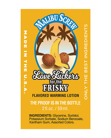 Love Lickers Flavored Warming Oil - Virgin Strawberry 1.76 Ounce
