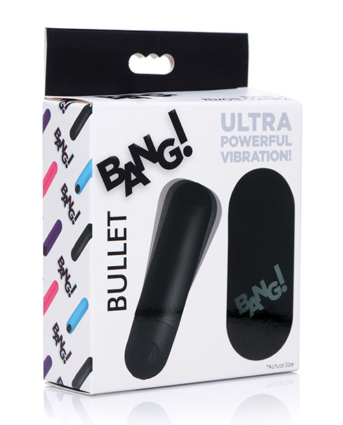 Bang! Vibrating Bullet W/ Remote Control Blue