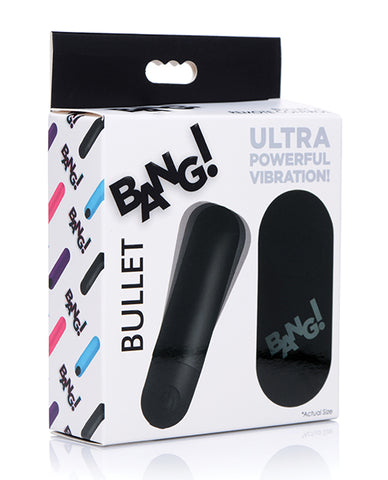 Bang! Vibrating Bullet W/ Remote Control Blue