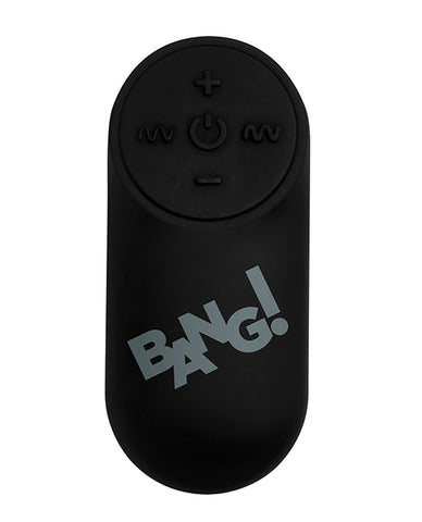 Bang! Vibrating Bullet W/ Remote Control Blue
