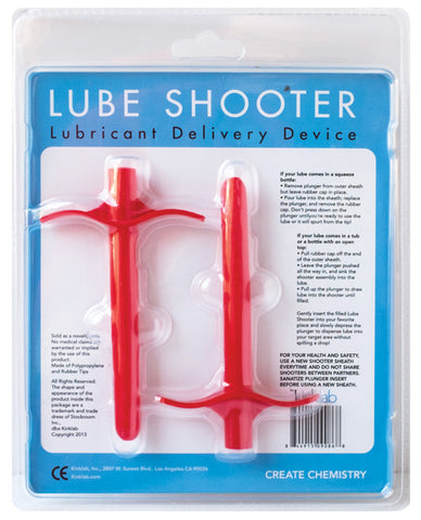Lube Shooter Lubricant Delivery Device Smoke