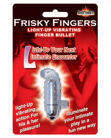 Frisky Finger Light Up Finger Massager - Pink